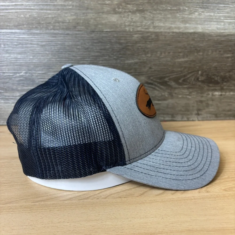 Gray Hat Cap Snap Back Hunting‎ Outdoors Adjustable